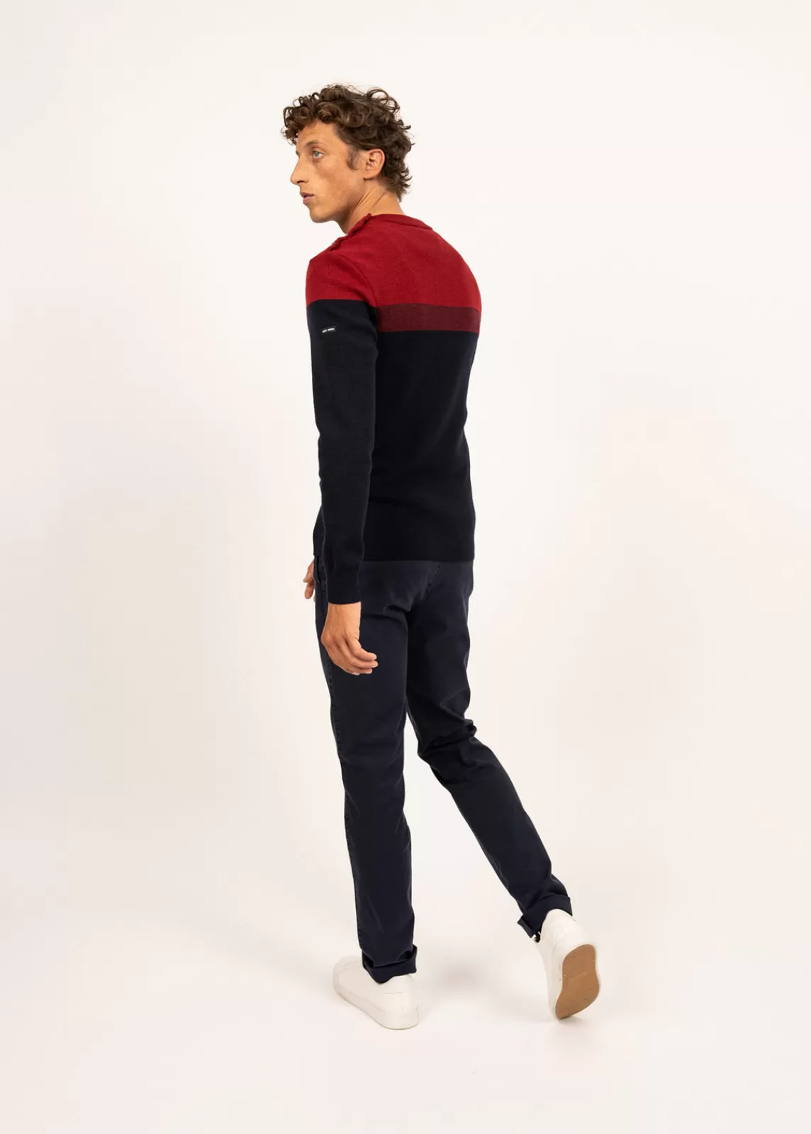 Sailor Jumpers>Saint James Bretagne sailor jumper MARINE/PERSAN