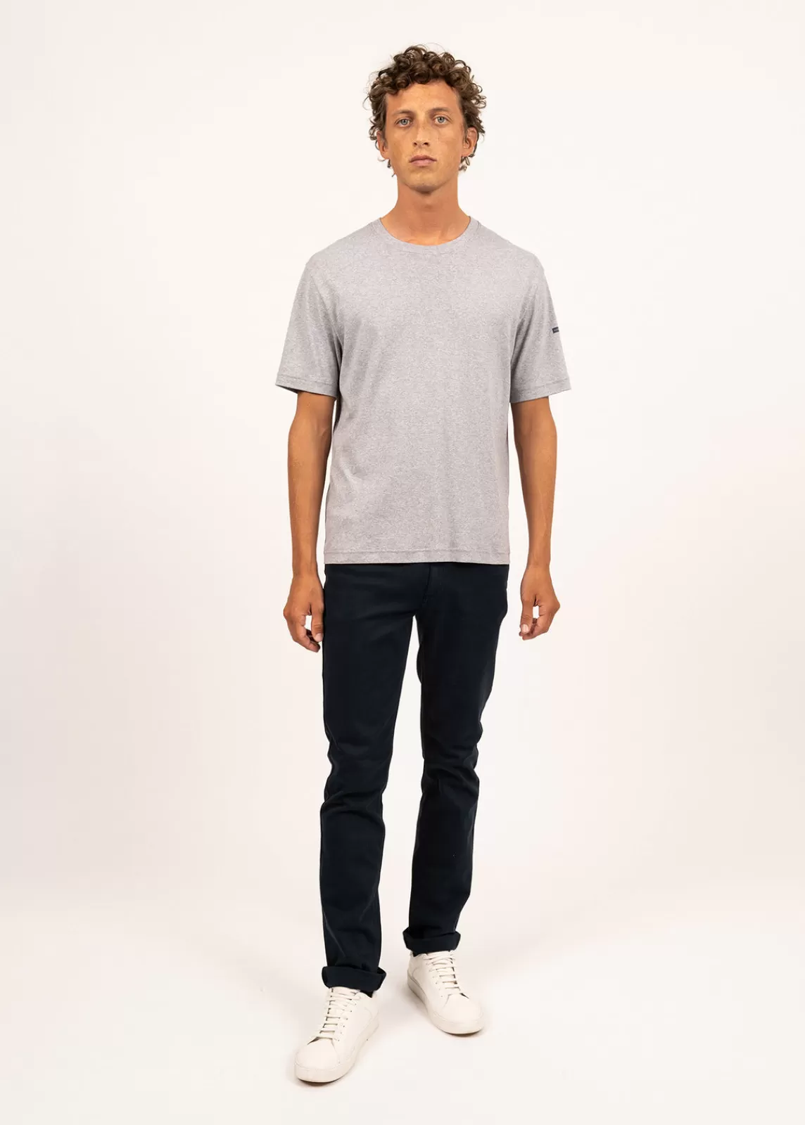 Trousers & Shorts>Saint James Jasper knit jeans AMIRAL
