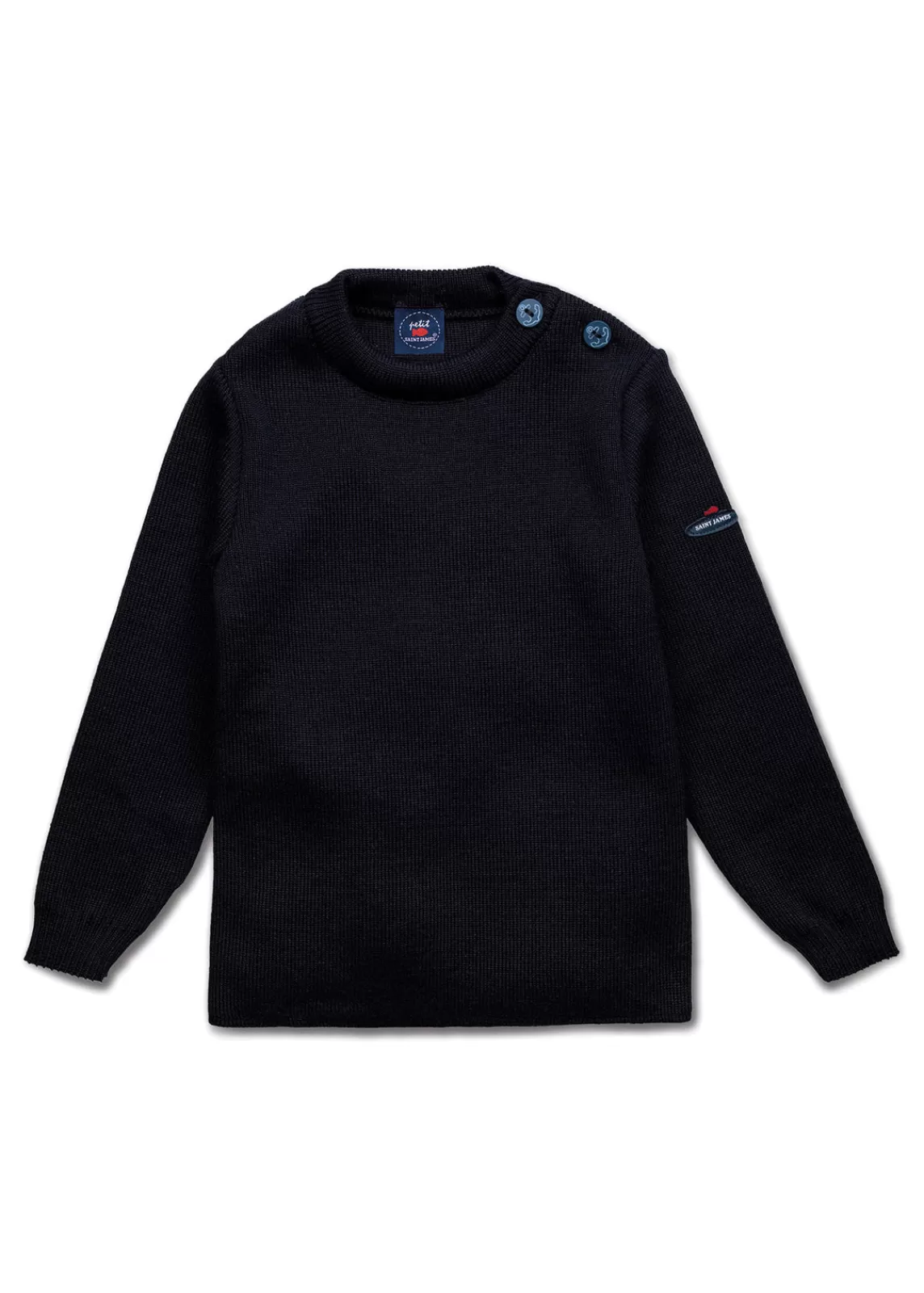 Sailor Jumpers>Saint James Moussaillon sailor jumper for babies NAVY