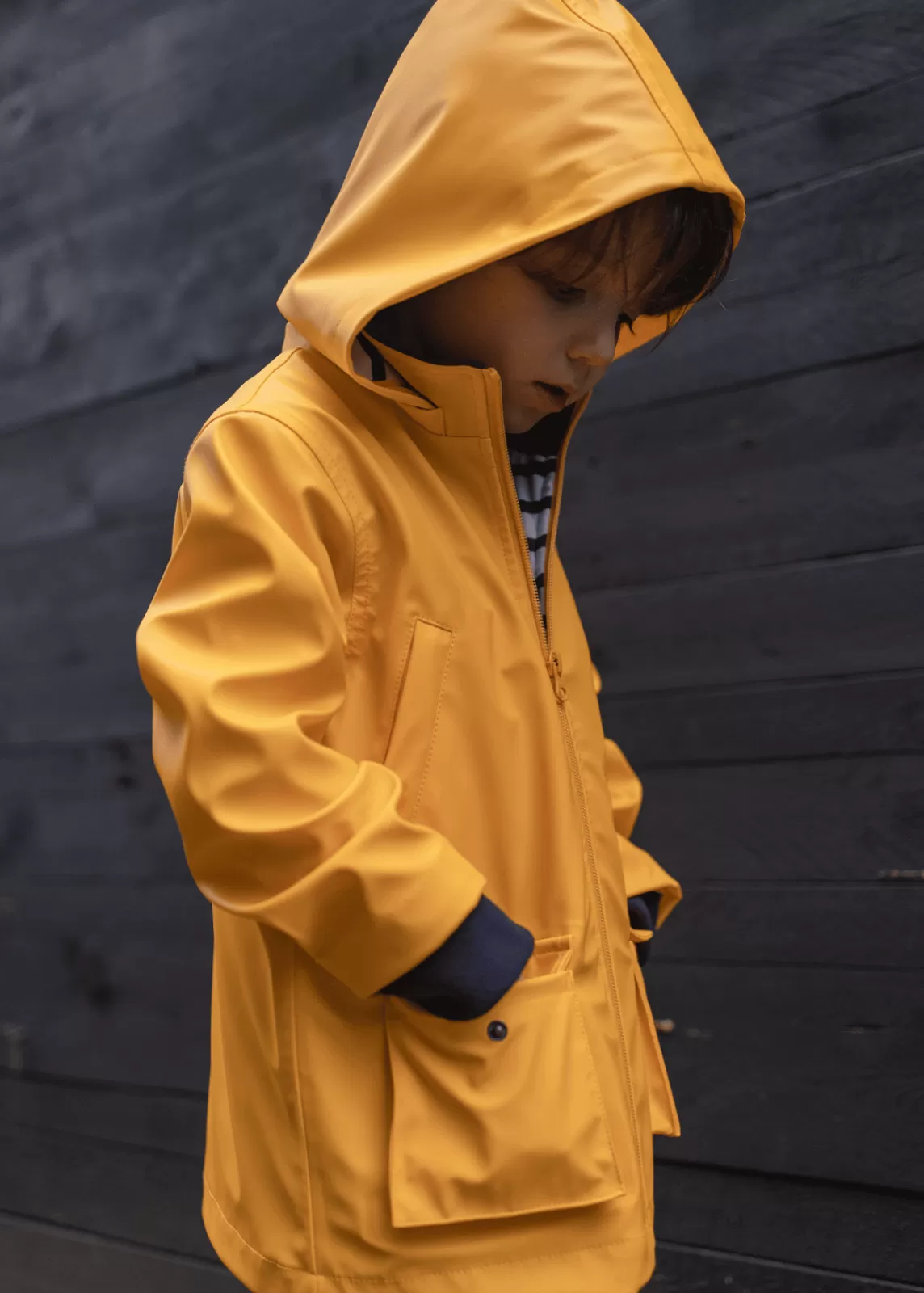Shell Jackets & Raincoats>Saint James Pacifique parka for kids JAUNE